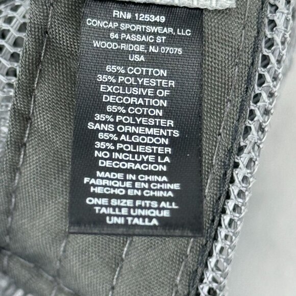 Snap-On Trucker Hat One Size Fits All Patch Logo Mesh Adjustable Hook Loop Cap - Picture 10 of 10